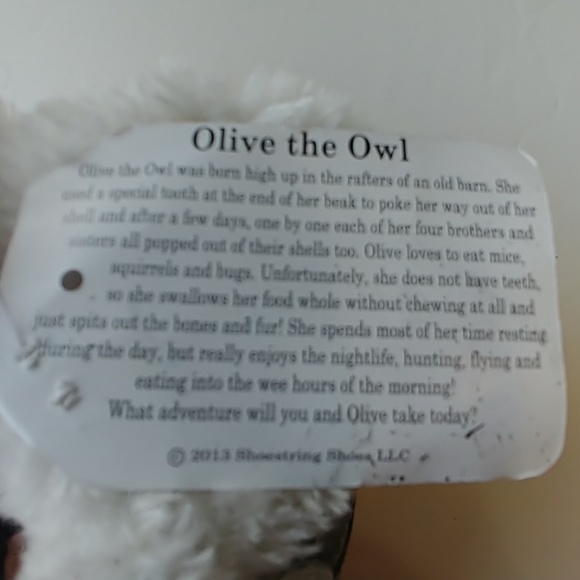 Zooligans Olive the Owl Shoes 7, New With Tag - Picture 3 of 3